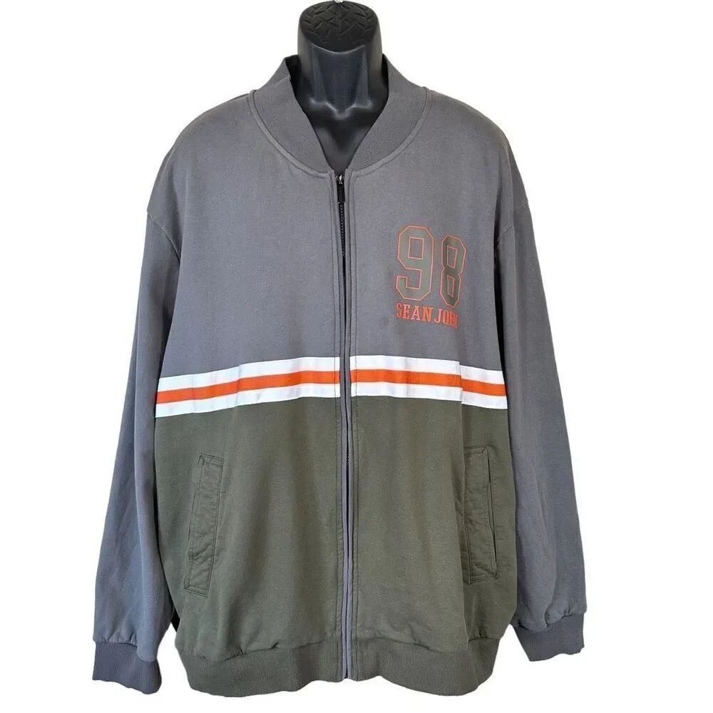 Vintage Sean John 100% Cotton Varsity Jacket Men’s Size 3X